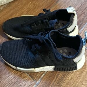 Good condition black adidas boost athletic shoes size 6